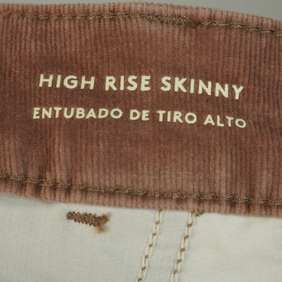 Universal Thread High‎ Rise Skinny Light Brown Corduroy Pants Size 16W - Picture 10 of 10